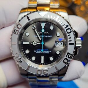 New Custom SeikoMod 40mm Automatic Dive Watch Y-Master Homage